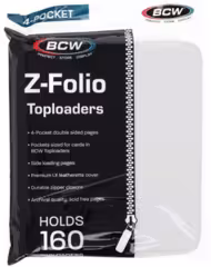 Z-Folio 4-Pocket LX Album - Toploaders - White